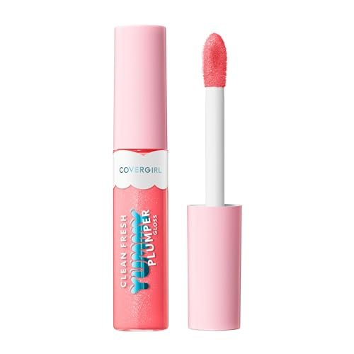 covergirl clean fresh yummy plumper lip gloss, 840 be chill my...