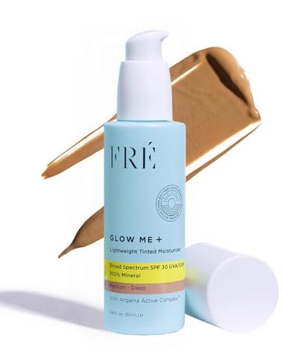 frÉ skincare glow me spf 30 tinted mineral face moisturizer, m...