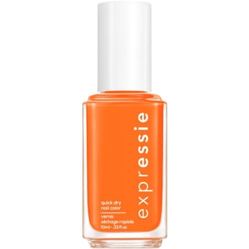 essie Expressie Nail Polish, Quick-Dry Electric Orange Nail Po... essie expressie nail polish, quick dry electric orange nail po...