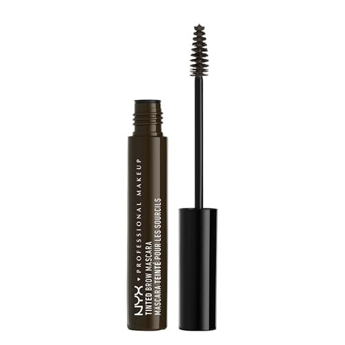 NYX PROFESSIONAL MAKEUP Tinted Eyebrow Mascara, Black nyx professional makeup tinted eyebrow mascara, black