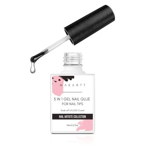 Makartt Gel Nail Glue: 3 in 1 Nail Glue for Acrylic Nails Exte... makartt gel nail glue: 3 in 1 nail glue for acrylic nails exte...