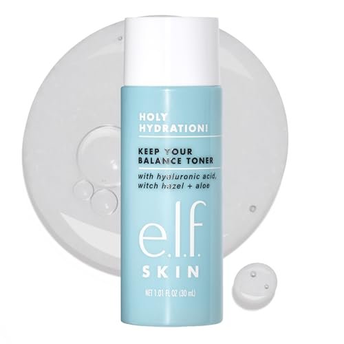 e.l.f. skin holy hydration! keep your balance toner mini, gent...