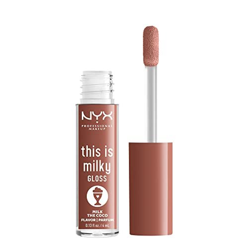 nyx professional makeup this is milky gloss, lip gloss with 12...