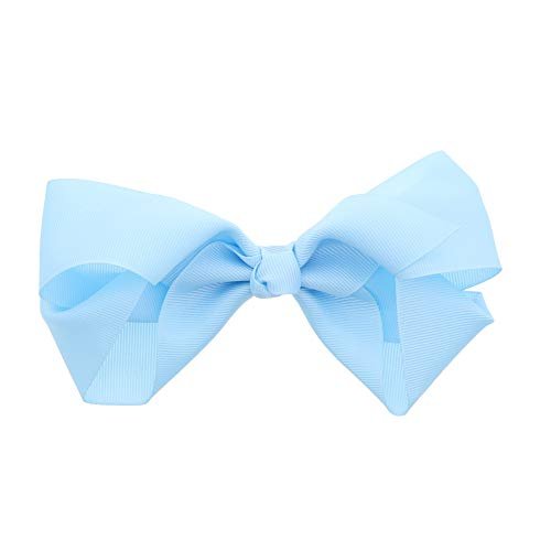 5.5 Inch Grosgrain Hair Bow Clip For Women And Girls 5.5 inch grosgrain hair bow clip for women and girls