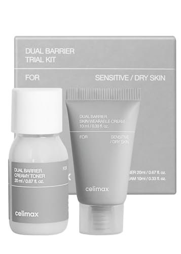 celimax dual barrier trial kit travel size, gift set | with ce...