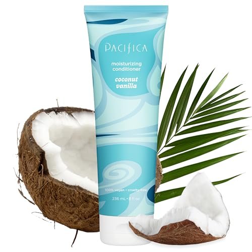 pacifica coconut vanilla moisturizing hair conditioner – deep...