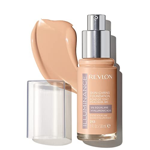 revlon illuminance skin caring liquid foundation, hyaluronic a...