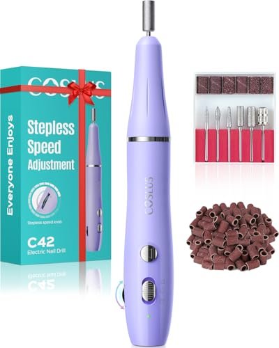COSLUS C42 Cordless Electric Nail Drill File: Nail Drill Machi... coslus c42 cordless electric nail drill file: nail drill machi...