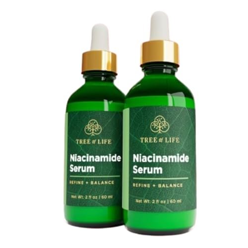 tree of life beauty niacinamide vitamin b3 serum, hydrating fa...