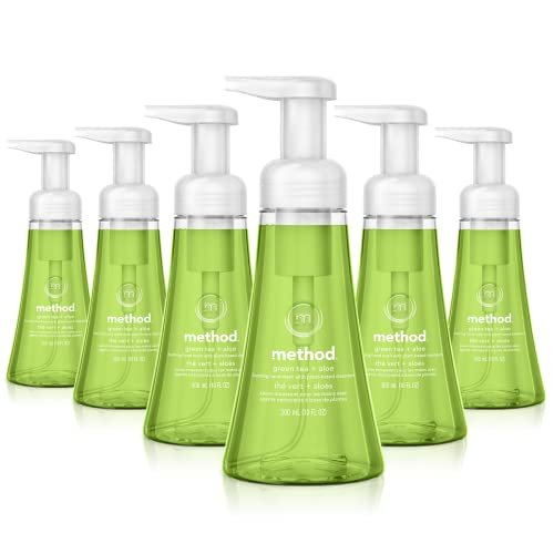 Method Foaming Hand Soap, Green Tea + Aloe, 10 Fl Oz method foaming hand soap, green tea + aloe, 10 fl oz