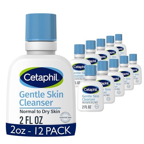 cetaphil face wash, hydrating gentle skin cleanser for dry to...