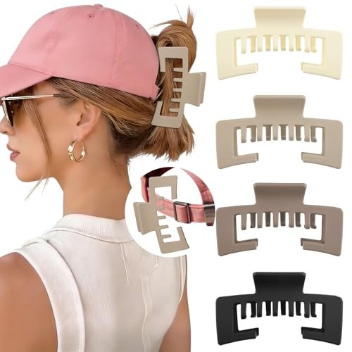 hat friendly claw clips for baseball caps 4 pcs trucker hat...