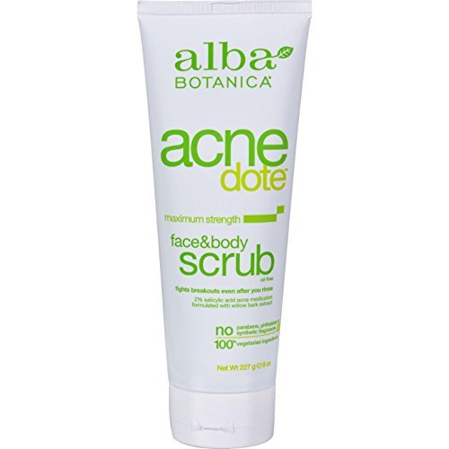 Alba Botanica Natural Acnedote Face & Body Scrub, 8 Fl Oz alba botanica natural acnedote face & body scrub, 8 fl oz