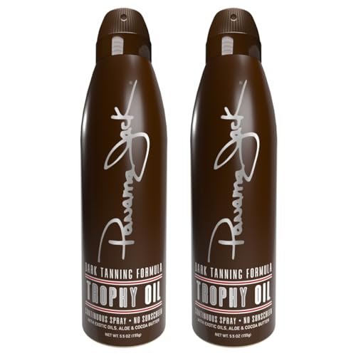 panama jack trophy suntan oil contains no sunscreen protecti...