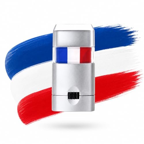 red white blue football face paint, 3 colors blendable eye & f...