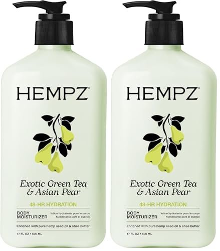 hempz body lotion green tea and asian pear daily moisturiz...