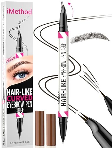 iMethod Curved Eyebrow Pen - 2-in-1 Dual-Ended Eyebrow Pencil... imethod curved eyebrow pen 2 in 1 dual ended eyebrow pencil...