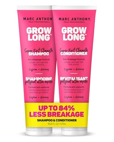 marc anthony shampoo and conditioner gift set, grow long bioti...