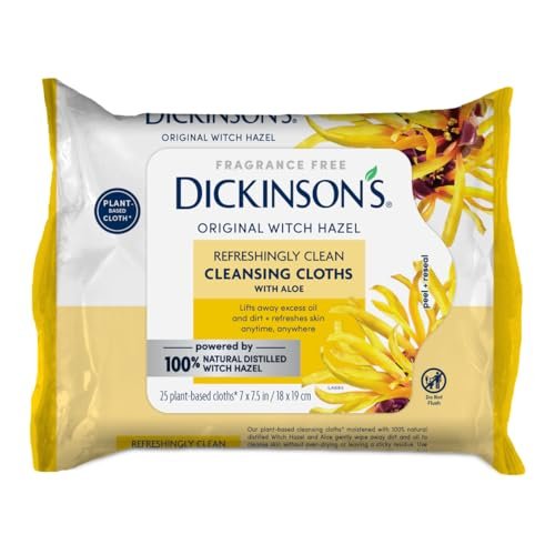 dickinson's original witch hazel refreshingly clean cleansing...