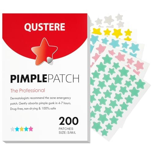 QUSTERE Pimple Patches for Face, Hydrocolloid Acne Patches, Cu... qustere pimple patches for face, hydrocolloid acne patches, cu...