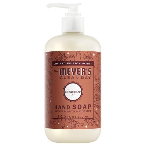 mrs. meyer's clean day hand soap, gingerbread scent, 12.5 fl o...