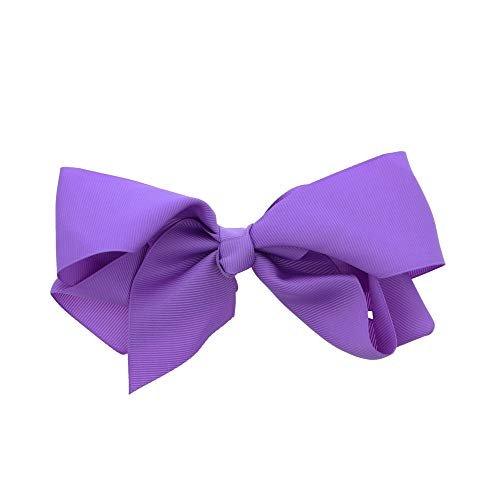 5.5 Inch Grosgrain Hair Bow Clip For Women And Girls 5.5 inch grosgrain hair bow clip for women and girls