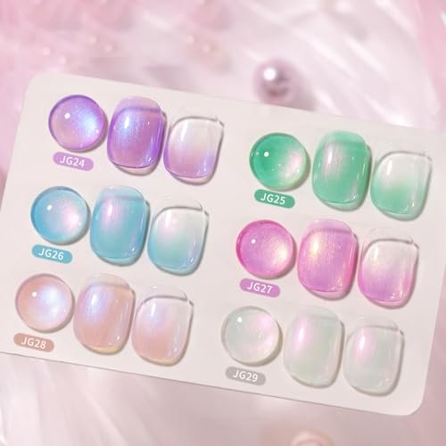 Born Pretty Pearl Gel Nail Polish Set 6 Colors Spring Summer A... born pretty pearl gel nail polish set 6 colors spring summer a...