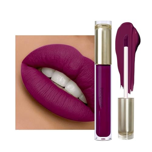 ilembane Red-Toned Purple Liquid Lipstick - Long Lasting, Smud... ilembane red toned purple liquid lipstick long lasting, smud...