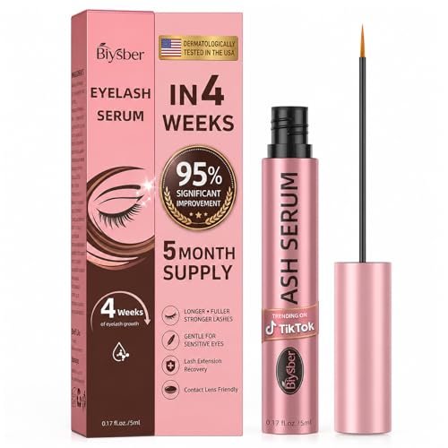 lash serum for eyelash growth: premium eyelash growth serum wi...