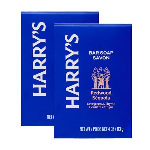 Harry's Bar Soap for Men - Redwood Scent, 4 oz Body Soap Bars,... harry's bar soap for men redwood scent, 4 oz body soap bars,...
