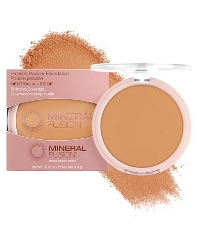 mineral fusion pressed powder foundation matte finish face p...