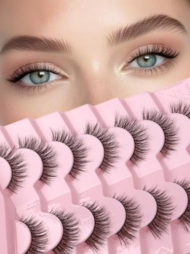 Eyelashes Natural Cat Eye Lashes 16mm Flase Eyelashes Flared S... eyelashes natural cat eye lashes 16mm flase eyelashes flared s...