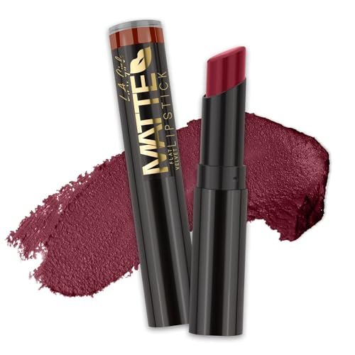 L.A. Girl Matte Flat Velvet Lipstick, Runway GLC822 l.a. girl matte flat velvet lipstick, runway glc822