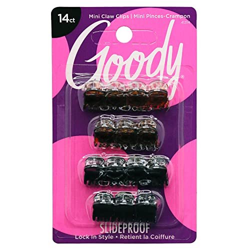 Goody Classics Mini Claw Clips - 42-Pack, Assorted Colors - Fo... goody classics mini claw clips 42 pack, assorted colors fo...