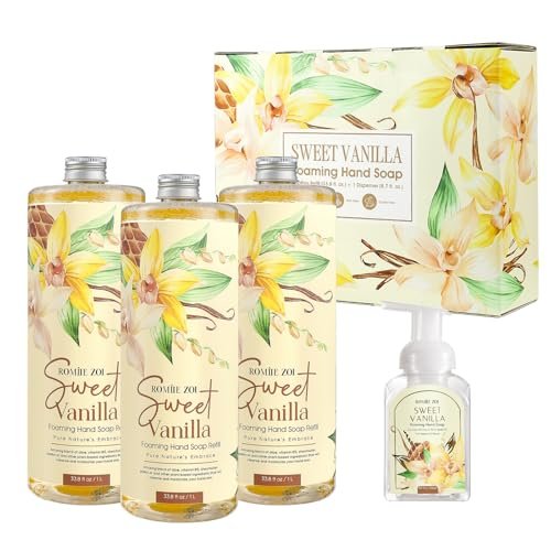 ROMIIE ZOI Foaming Hand Soap Refill Gift Set – Sweet Vanille S... romiie zoi foaming hand soap refill gift set – sweet vanille s...