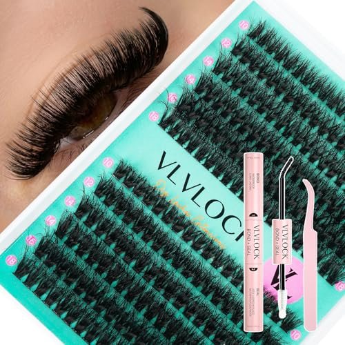 Lash Clusters Kit Thick Lash Cluster Kit 10-18mm 60D+80D Volum... lash clusters kit thick lash cluster kit 10 18mm 60d+80d volum...