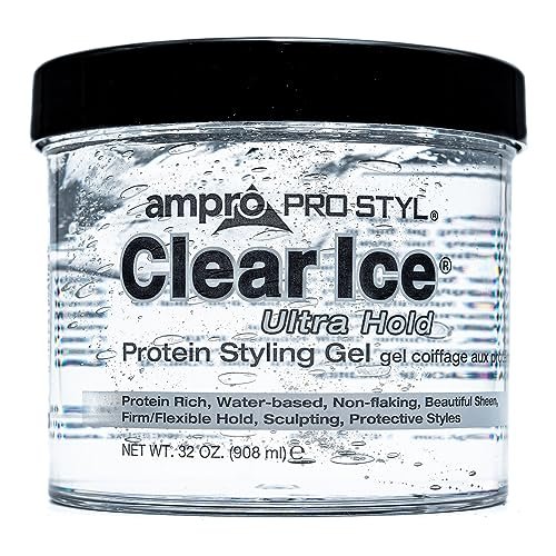 ampro pro styl clear ice styling gel protects and strengthen...