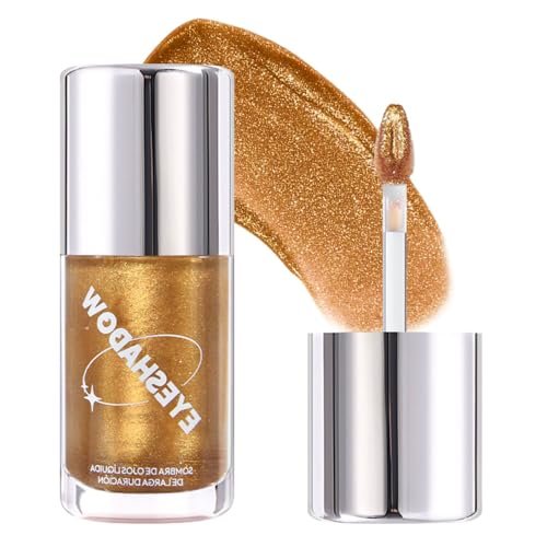 suake liquid sparkling glitter eye shadow – rose gold cherry e...