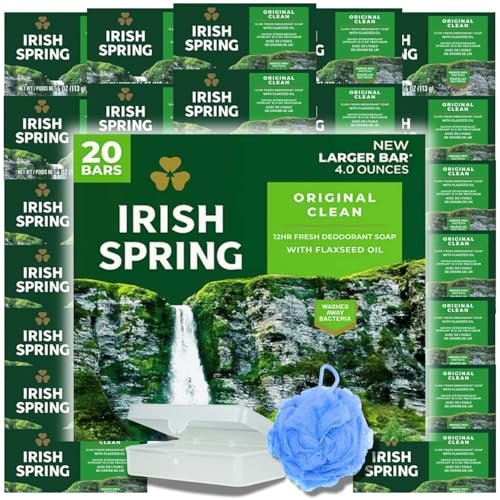 Irish Spring Bar Soap Original Clean - Includes Bar Soap Holde... irish spring bar soap original clean includes bar soap holde...