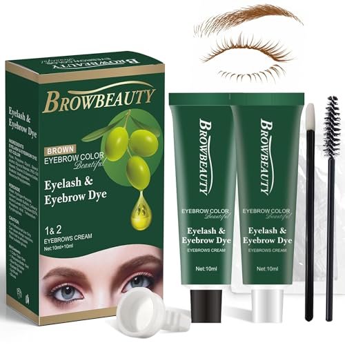 Lash & Brow Color Kit with Olive Oil – Safe, Long-Lasting Colo... lash & brow color kit with olive oil – safe, long lasting colo...