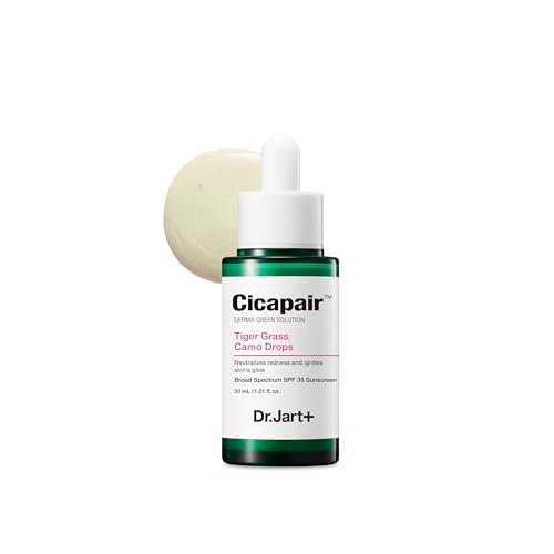 dr.jart+ cicapair tiger grass camo drops tinted serum spf 35 w...