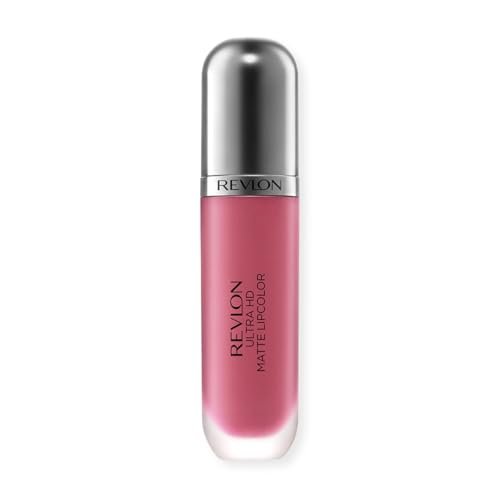revlon ultra hd matte lipcolor, velvety lightweight matte liqu...