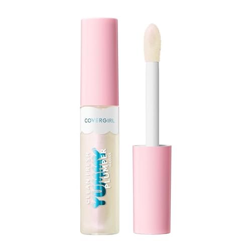 covergirl clean fresh yummy plumper lip gloss, 780 freeze the...