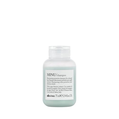 davines minu shampoo, hydrating color protecting gentle cleans...