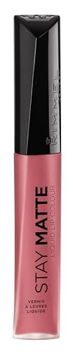 rimmel london stay matte liquid lip color with full coverage k...