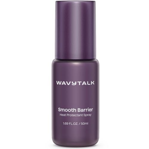 wavytalk smooth barrier heat protectant spray for hair, therma...
