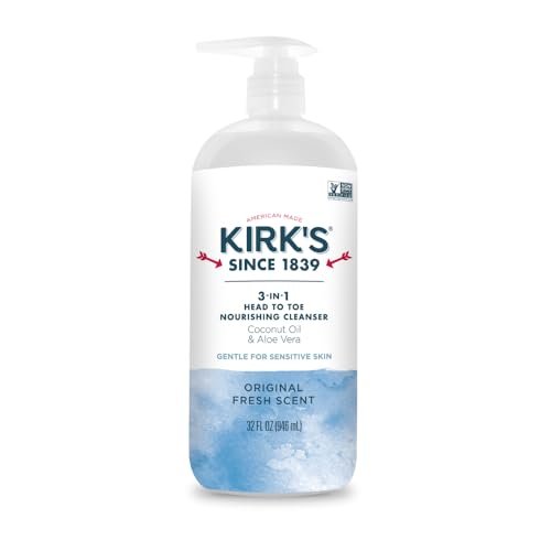 kirk's original fresh 3 in 1 nourishing cleanser, shampoo body...