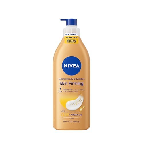 nivea skin firming melanin beauty & hydration body lotion with...