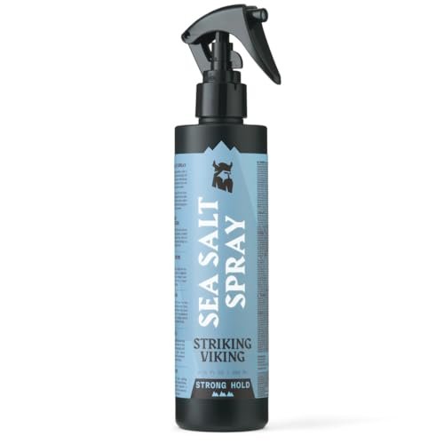 striking viking sea salt spray for men 6.76 fl oz, blue ocea...