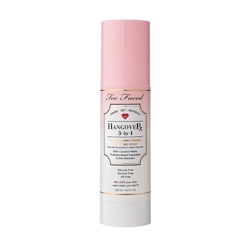 too faced hangover 3 in 1 primer & setting spray | soothing &...